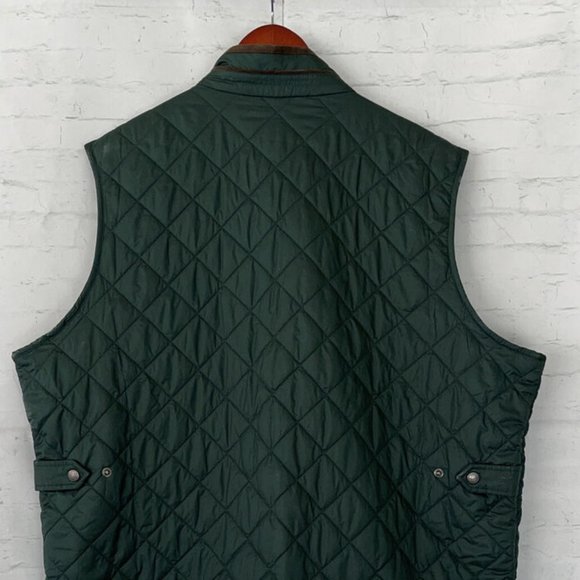 Peter Millar Men's Balsam Green Essex Quilted Travel Vest Size M NWT $228 - Picture 2 of 5